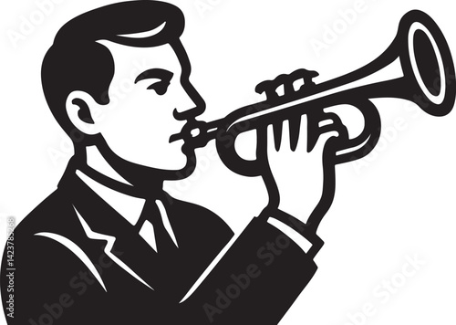 trumpet player