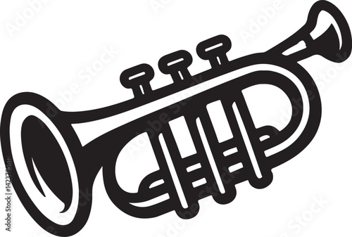 trumpet vector illustration