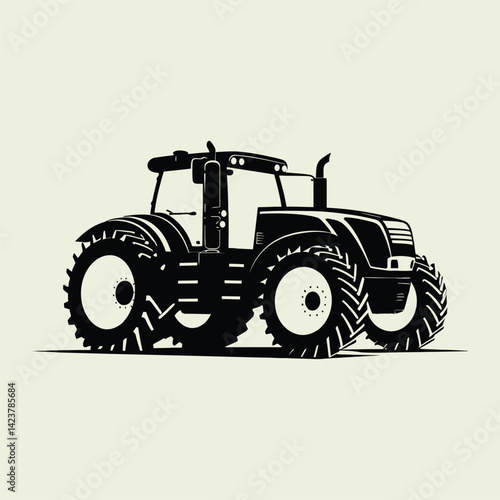 Tractor Silhouettes, Farming