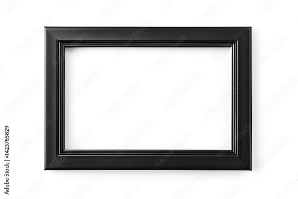 Elegant Black Frame Ready for Your Artwork Minimalist Design Simple Elegance Elegant Black Frame Ready for Your Artwork Minimalist Design Simple Elegance