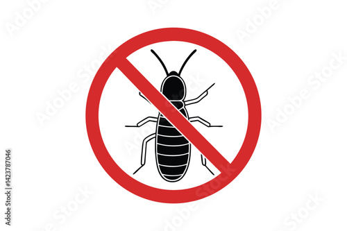 Termite-Free Symbol: Universal Pest Control Icon