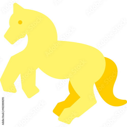 Horse Performing icon vector illustration