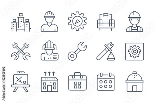 construction workers collection