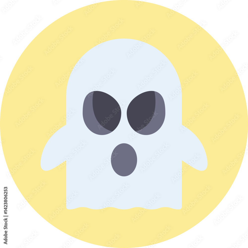 Fototapeta premium Ghosts icon vector illustration