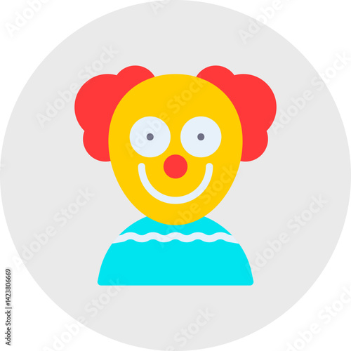 Clown icon vector illustration