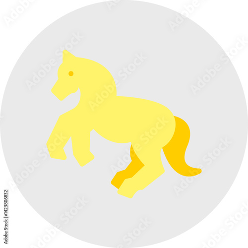 Horse Performing icon vector illustration