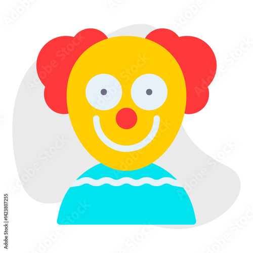 Clown icon vector illustration