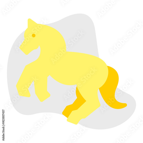 Horse Performing icon vector illustration