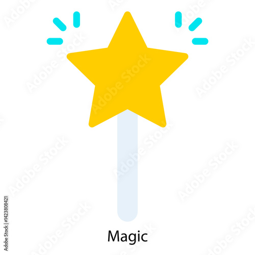 Magic icon vector illustration