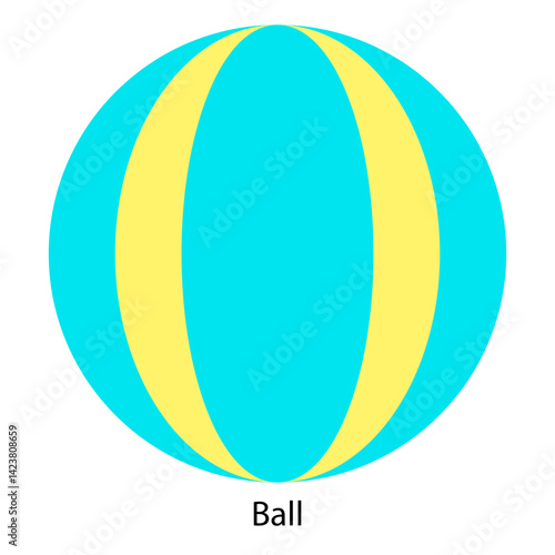 Ball icon vector illustration