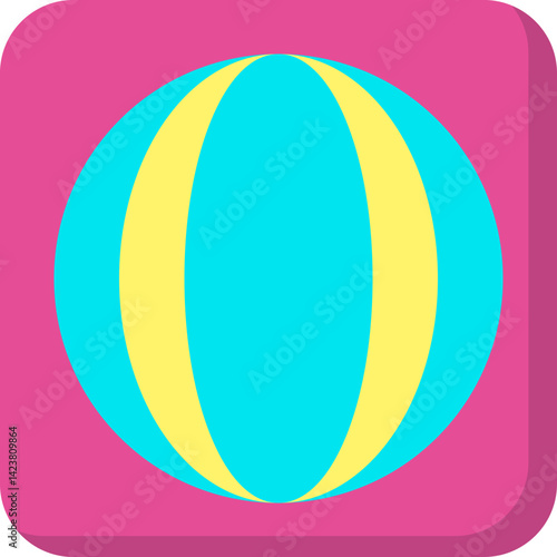 Ball icon vector illustration