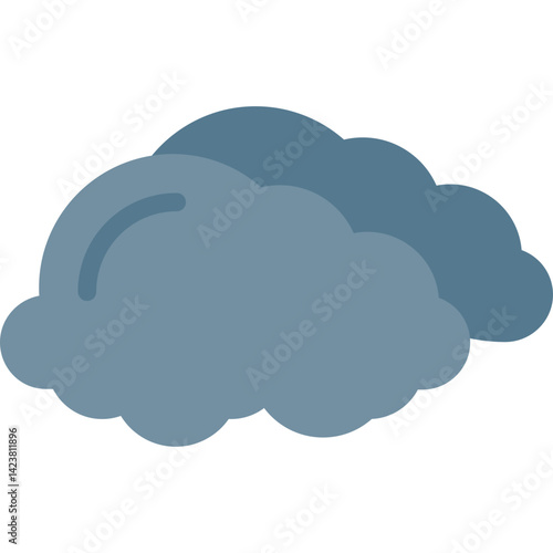 Overcast icon vector illustration
