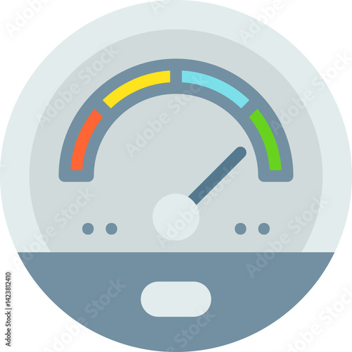 Barometer icon vector illustration