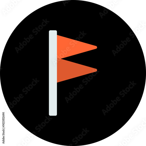 Gale Warning icon vector illustration