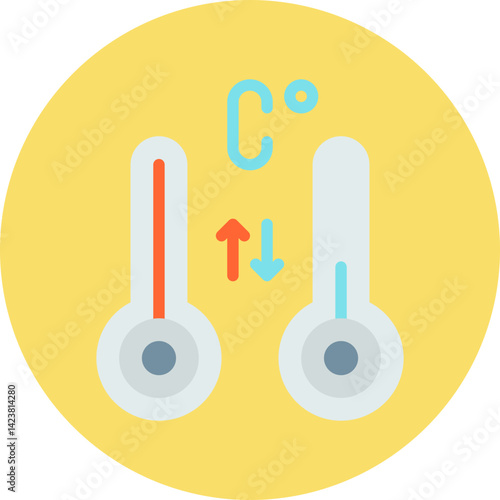 Degrees icon vector illustration