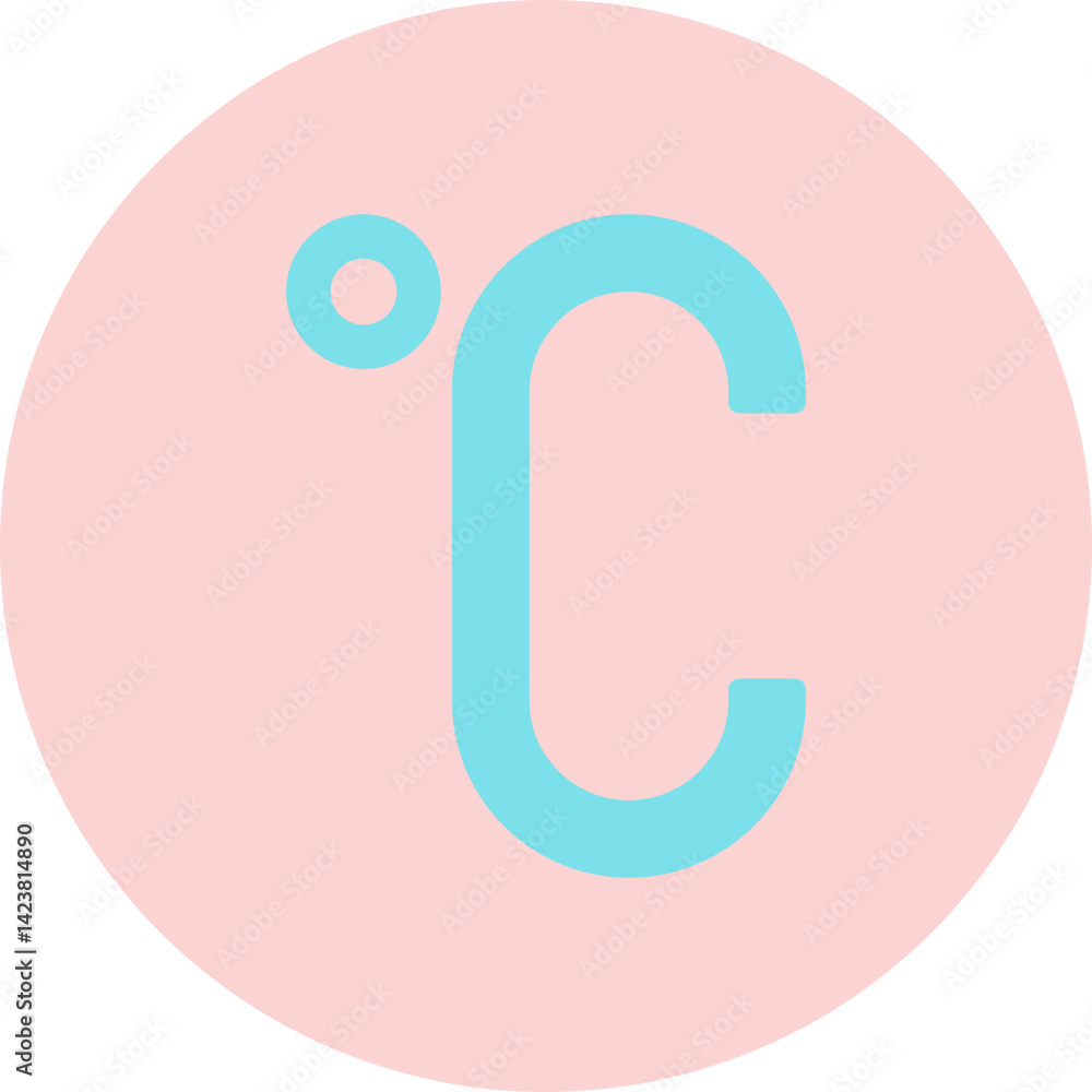 Celsius icon vector illustration Celsius icon vector illustration