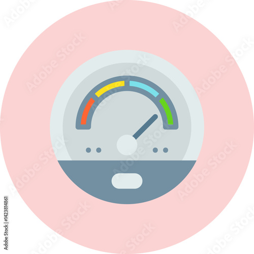 Barometer icon vector illustration