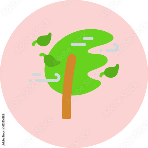 Windy icon vector illustration