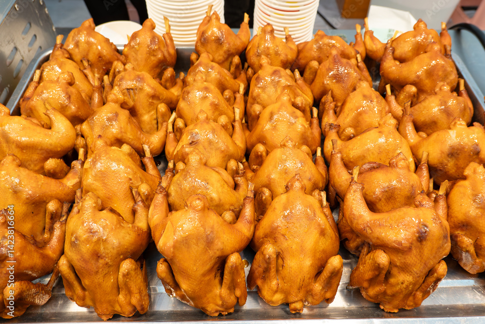 angle view braised pigeons at horizontal composition angle view braised pigeons at horizontal composition