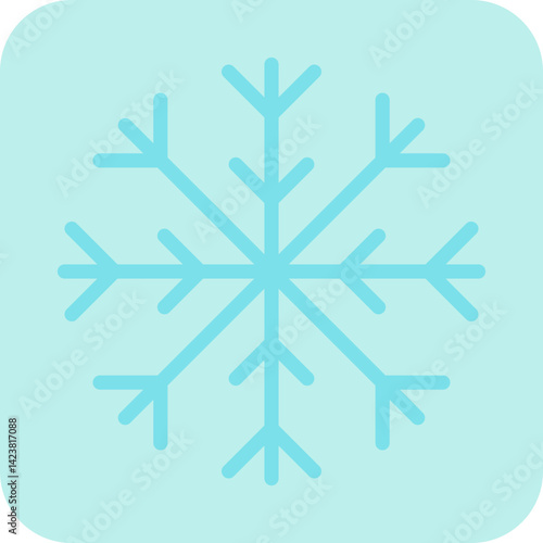 Snowflake icon vector illustration