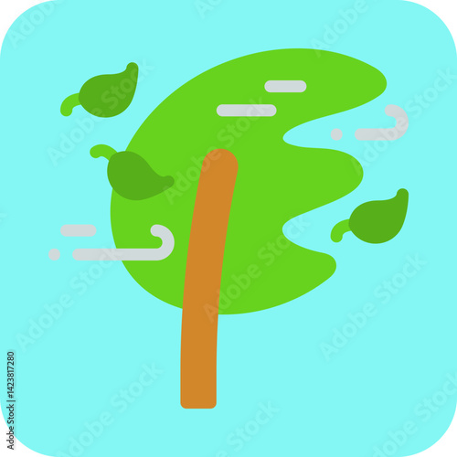 Windy icon vector illustration