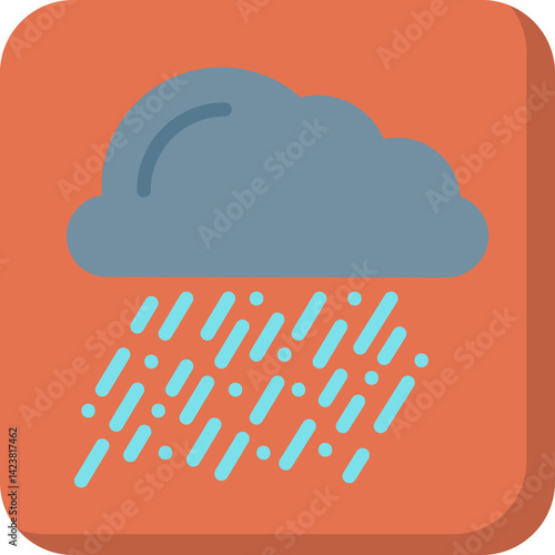 Heavy Rain icon vector illustration