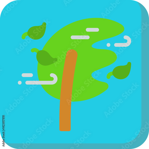 Windy icon vector illustration