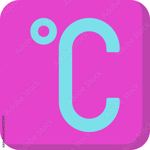 Celsius icon vector illustration