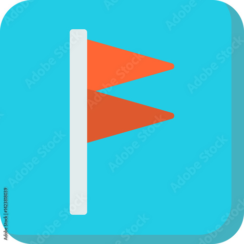 Gale Warning icon vector illustration