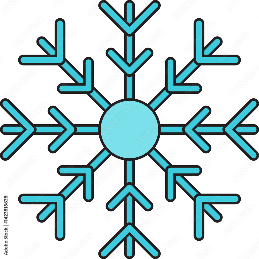 Frost icon vector illustration Frost icon vector illustration