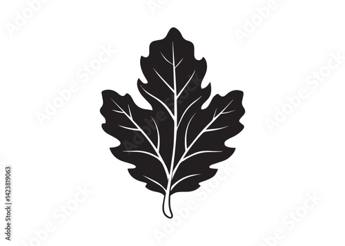 Oak Leaf Silhouette vector