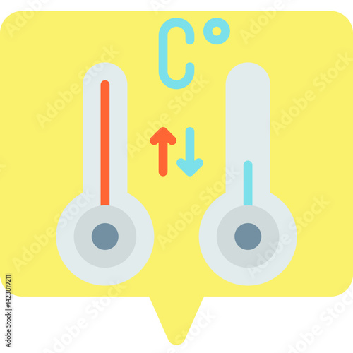 Degrees icon vector illustration