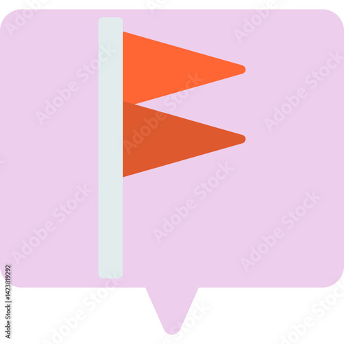 Gale Warning icon vector illustration