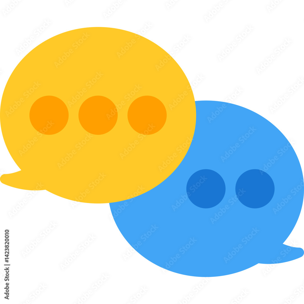 Chat icon vector illustration Chat icon vector illustration