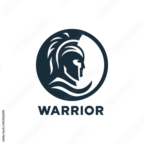 warrior logo vector illustration