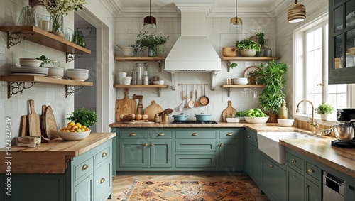 An effortlessly chic kitchen clean and clutter free
