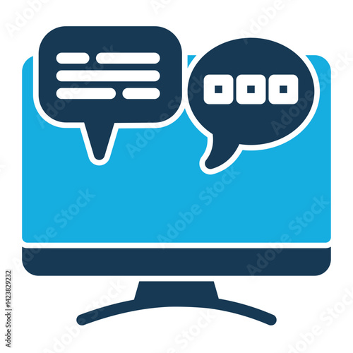 Chat Icon # ECommerce Pack # Duo Tone Style