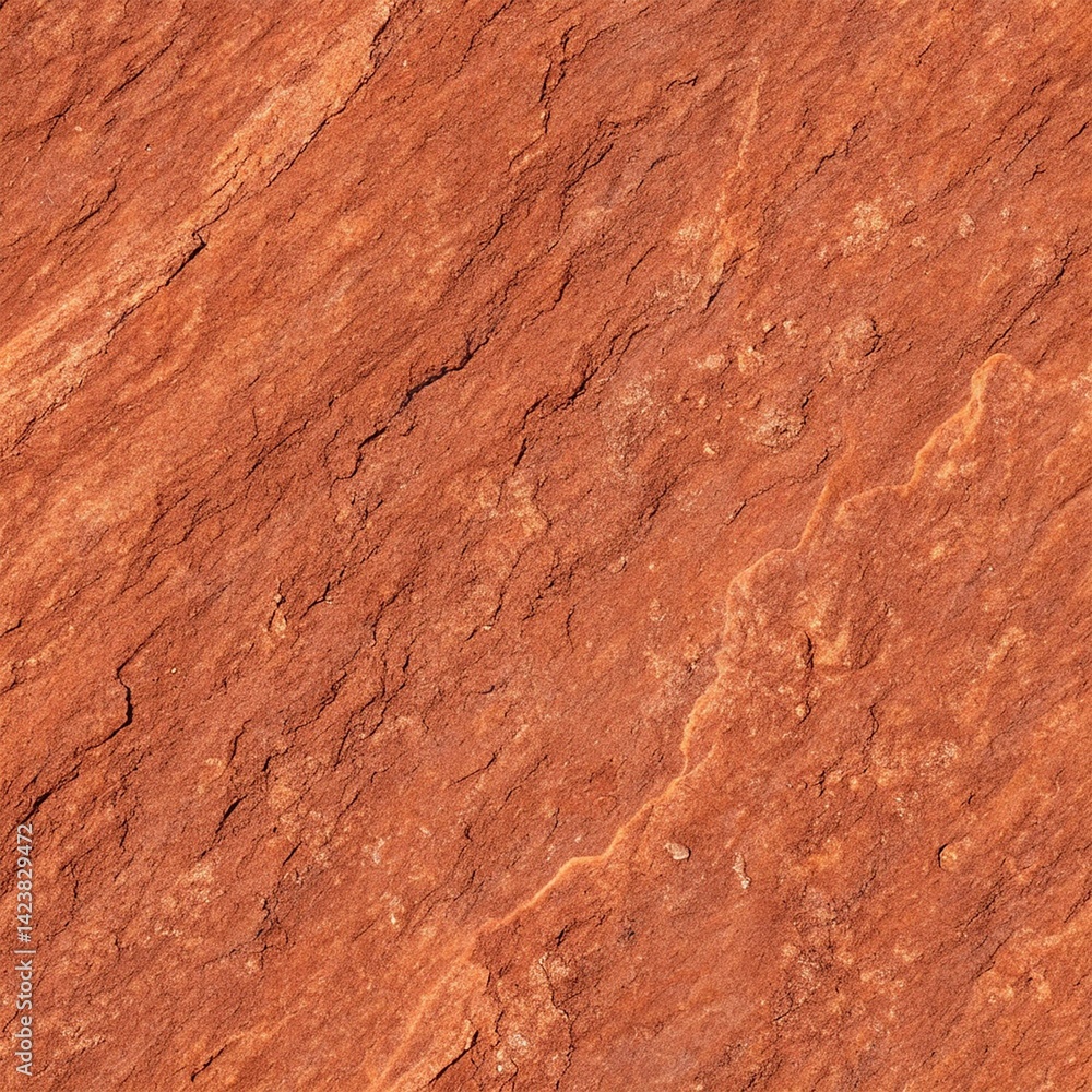 Fototapeta premium Close-up view of a textured brown stone surface, showcasing its natural patterns and color variations.