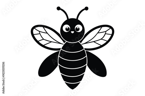 Silhouette of Ant, Set of Atn's cartoon  of different shapes,  Ant vector illustration, Collection of Hand Drawn Ant icons on white background.