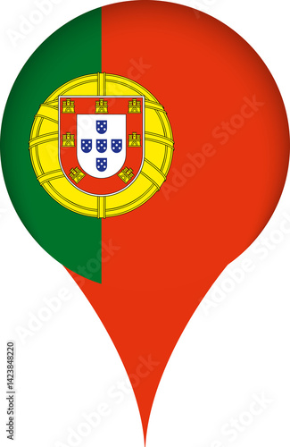 Free Download Portugal Flag Marker Icon - GFXLoad