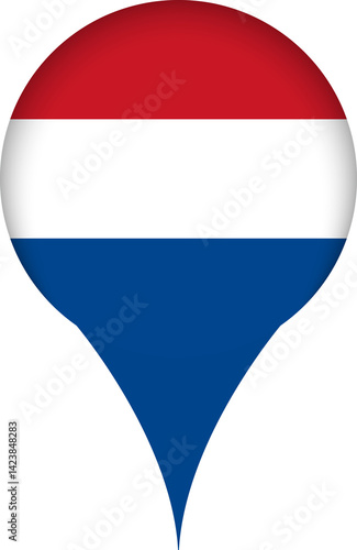 Free Download Netherlands Flag Marker Icon - GFXLoad