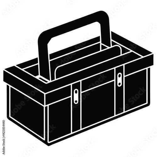 voltage tester on white isolated