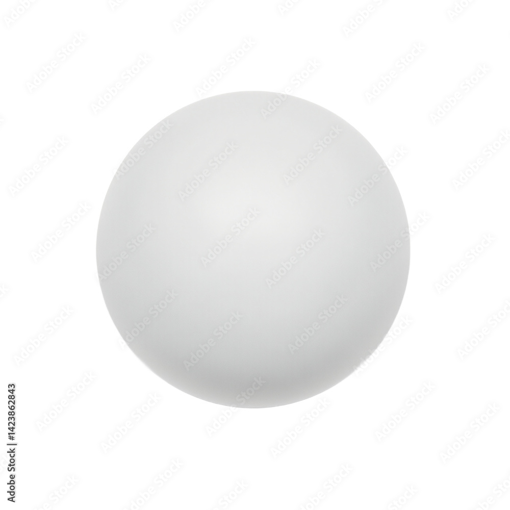 Isolated white lacrosse ball smooth and centered Isolated white lacrosse ball smooth and centered