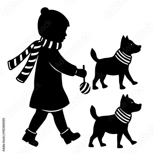 boy and dog