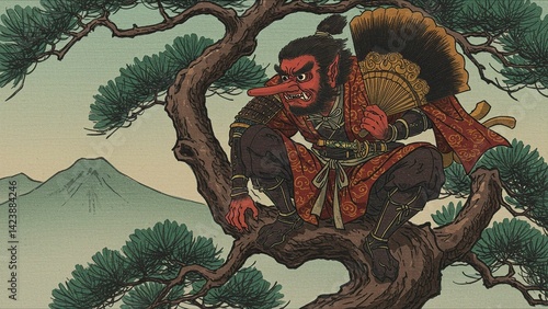Tengu Yokai in Japanese Art