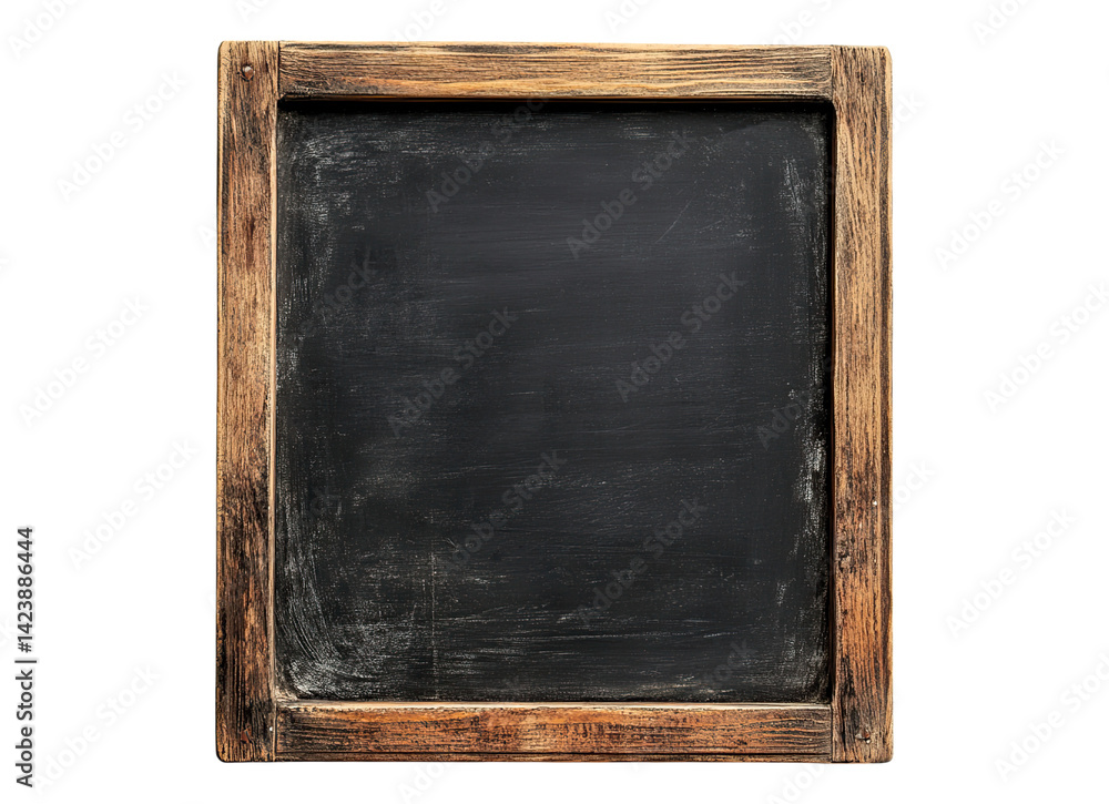 Fototapeta premium Charming wooden chalkboard