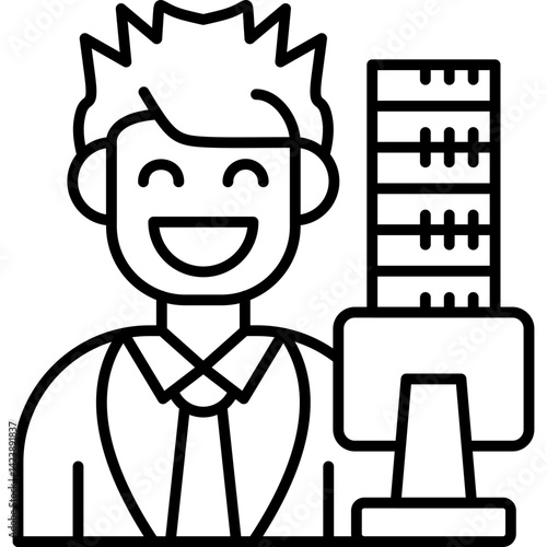 Administrator Icon Vector Element