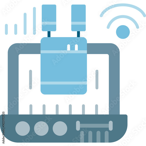 Wifi Router Icon Vector Element