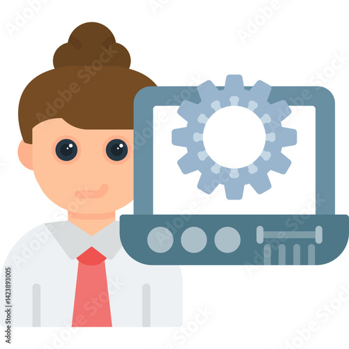Administrator Icon Vector Element