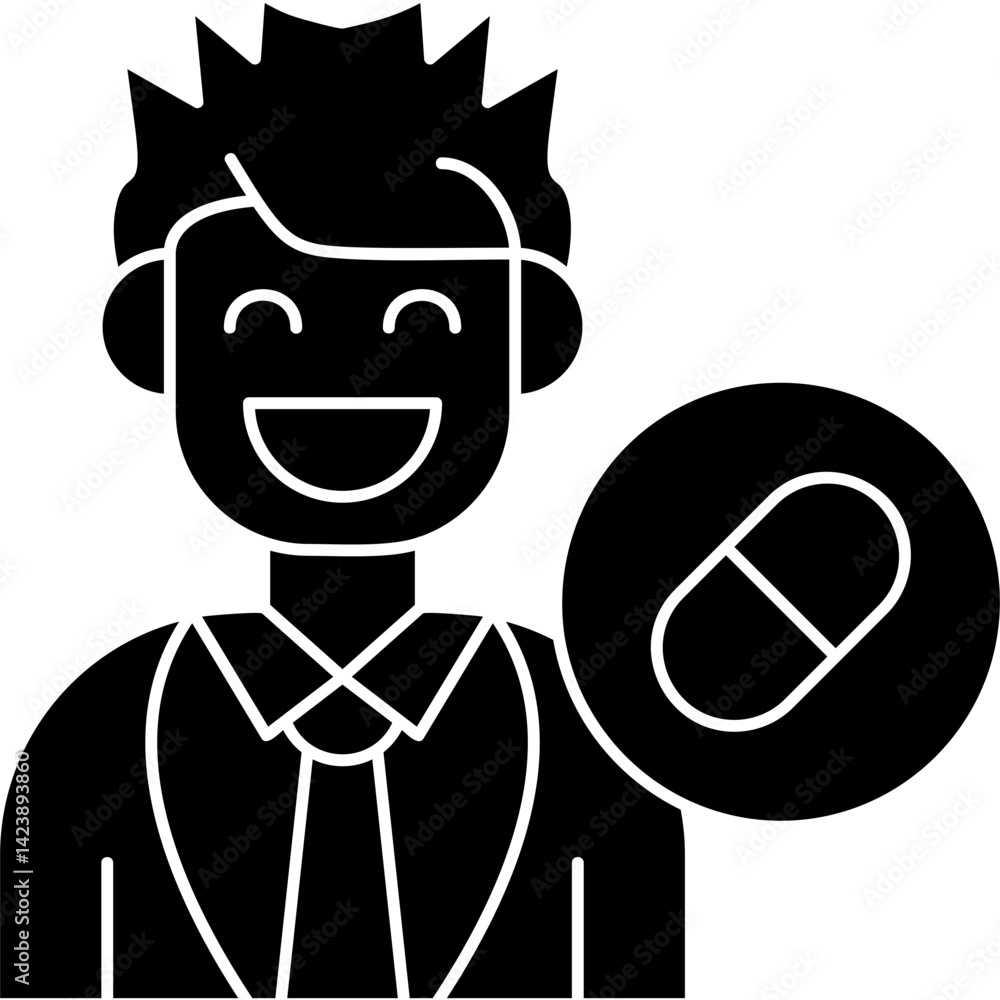 Pharmacist Icon Vector Element Pharmacist Icon Vector Element
